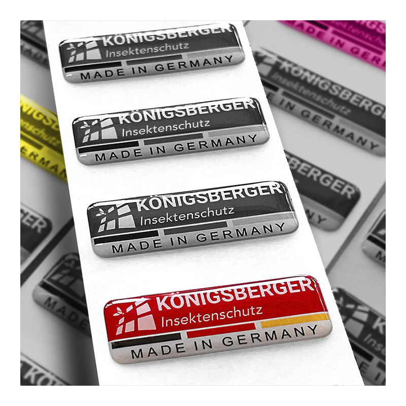 Aufkleber der Marke Königsberger.